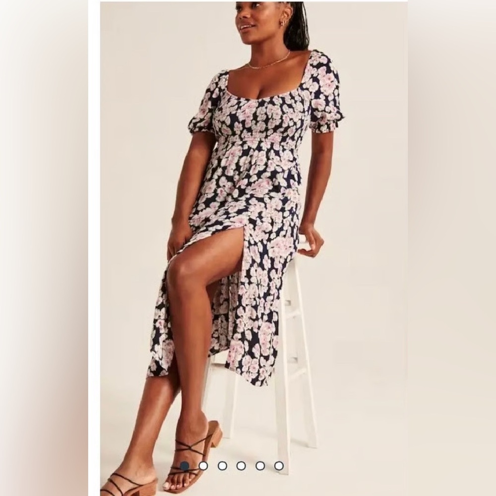 Abercrombie & Fitch Women’s Floral Midi Dress